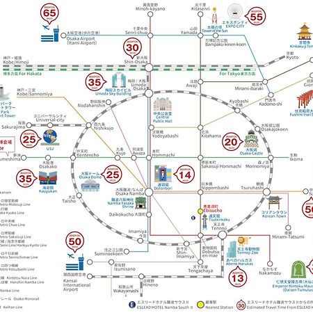 Eslead Hotel Namba South Ⅱ 大阪市 エクステリア 写真